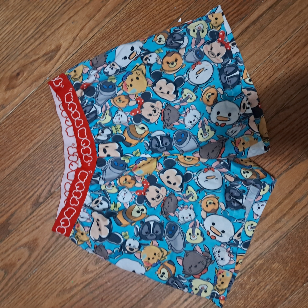 Disney Blue Cartoon Character Women's Shorts